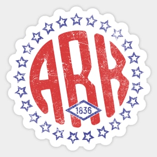 Patriotic Arkansas Sticker